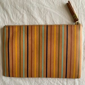Madewell The Leather Pouch Clutch